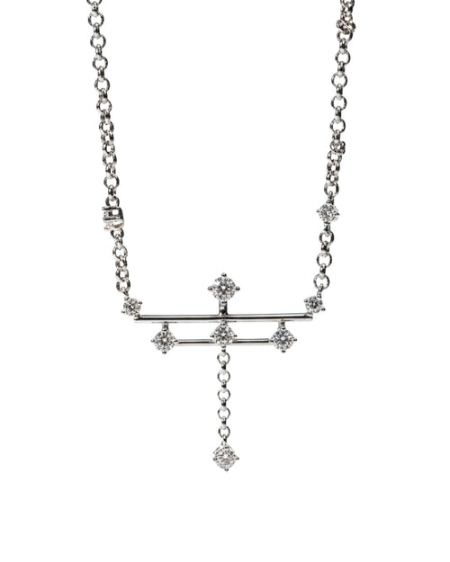 Elva Necklace Worn On Neck Minimal Luxury Jewelry For Daily Wear
