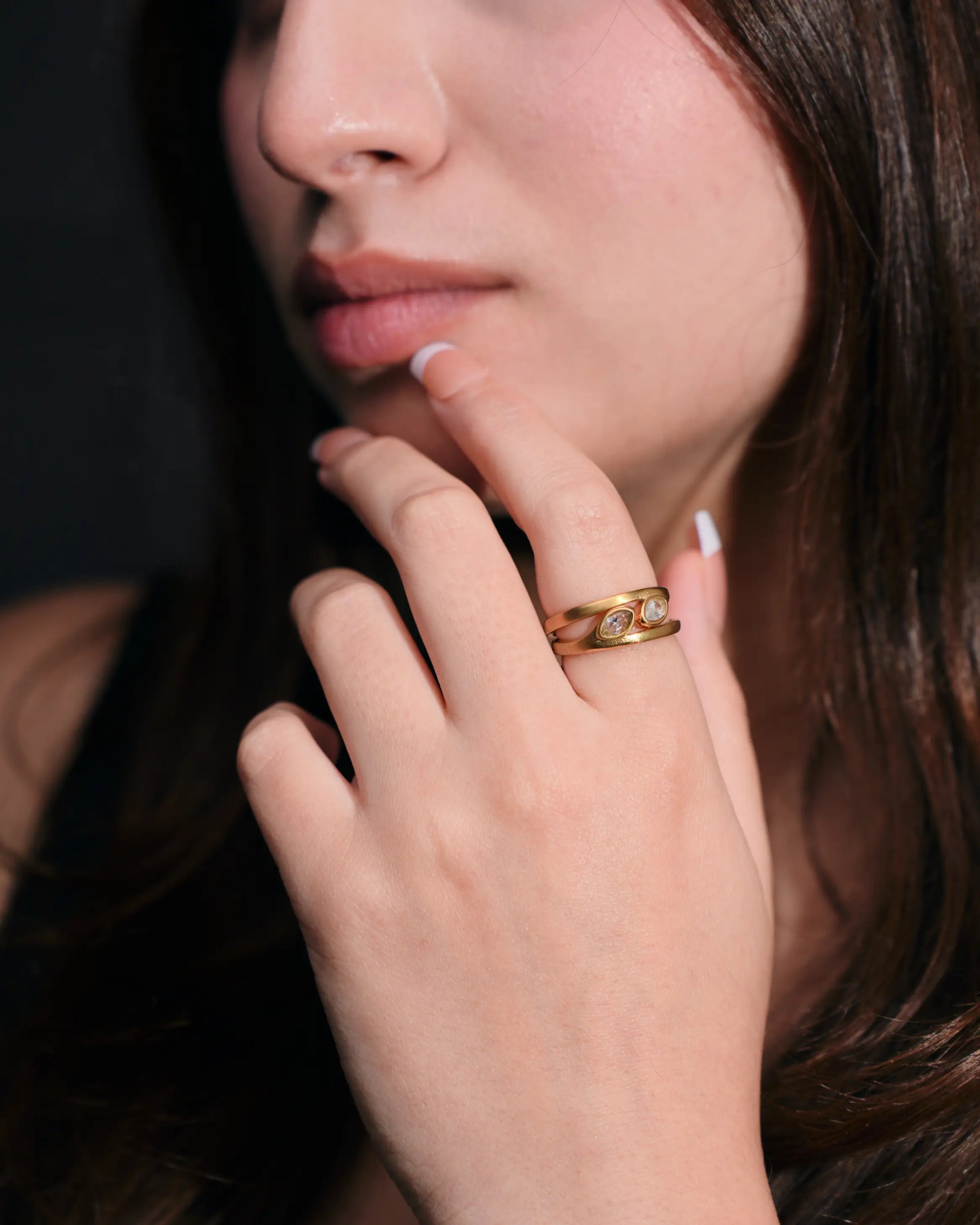 Faith Ring Close Detail Jewelry For Self Love And Inner Strength
