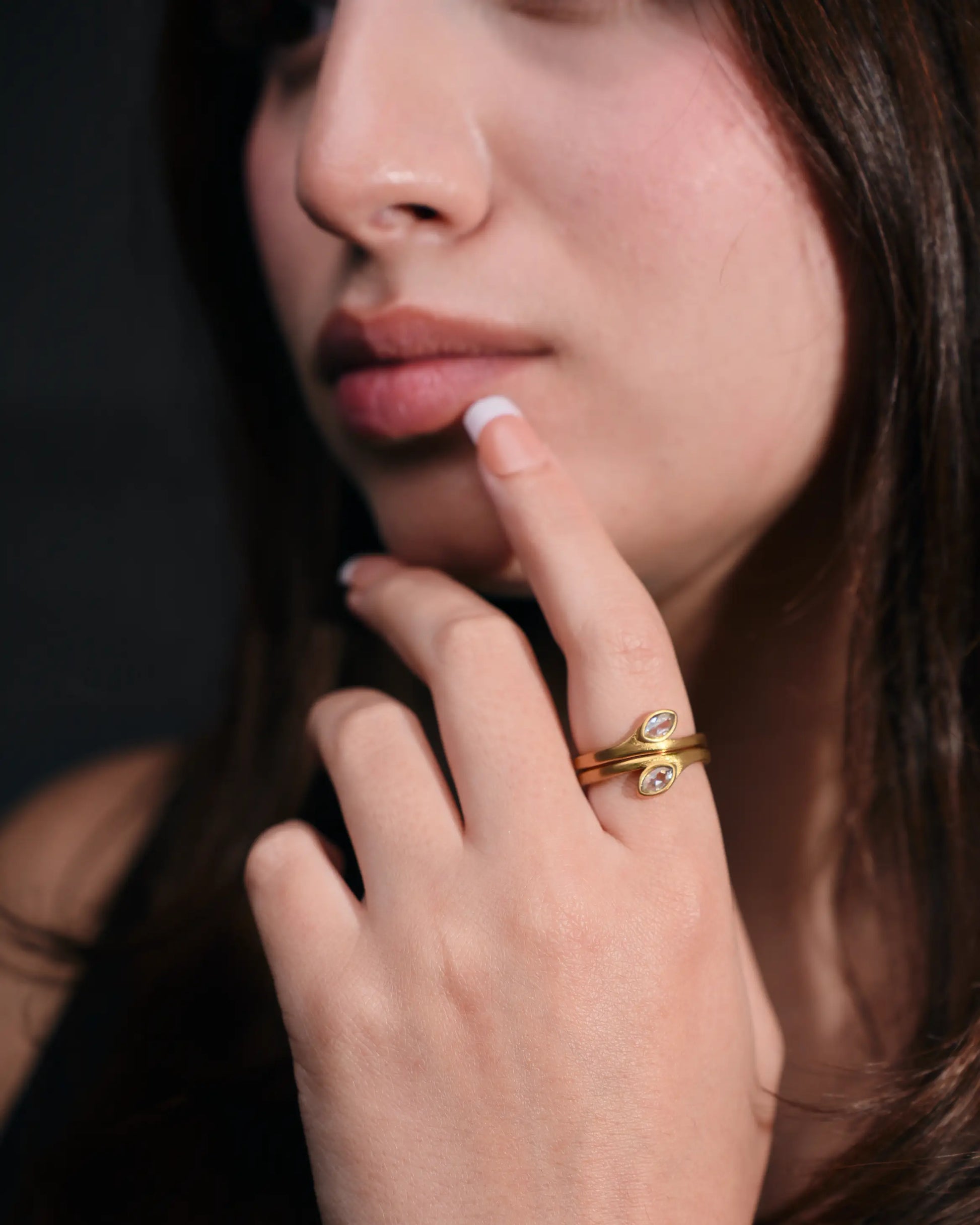 Faith Ring Natural Light Hand Shot Jewelry For Confidence
