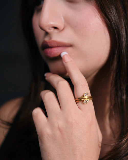 Faith Ring Natural Light Hand Shot Jewelry For Confidence
