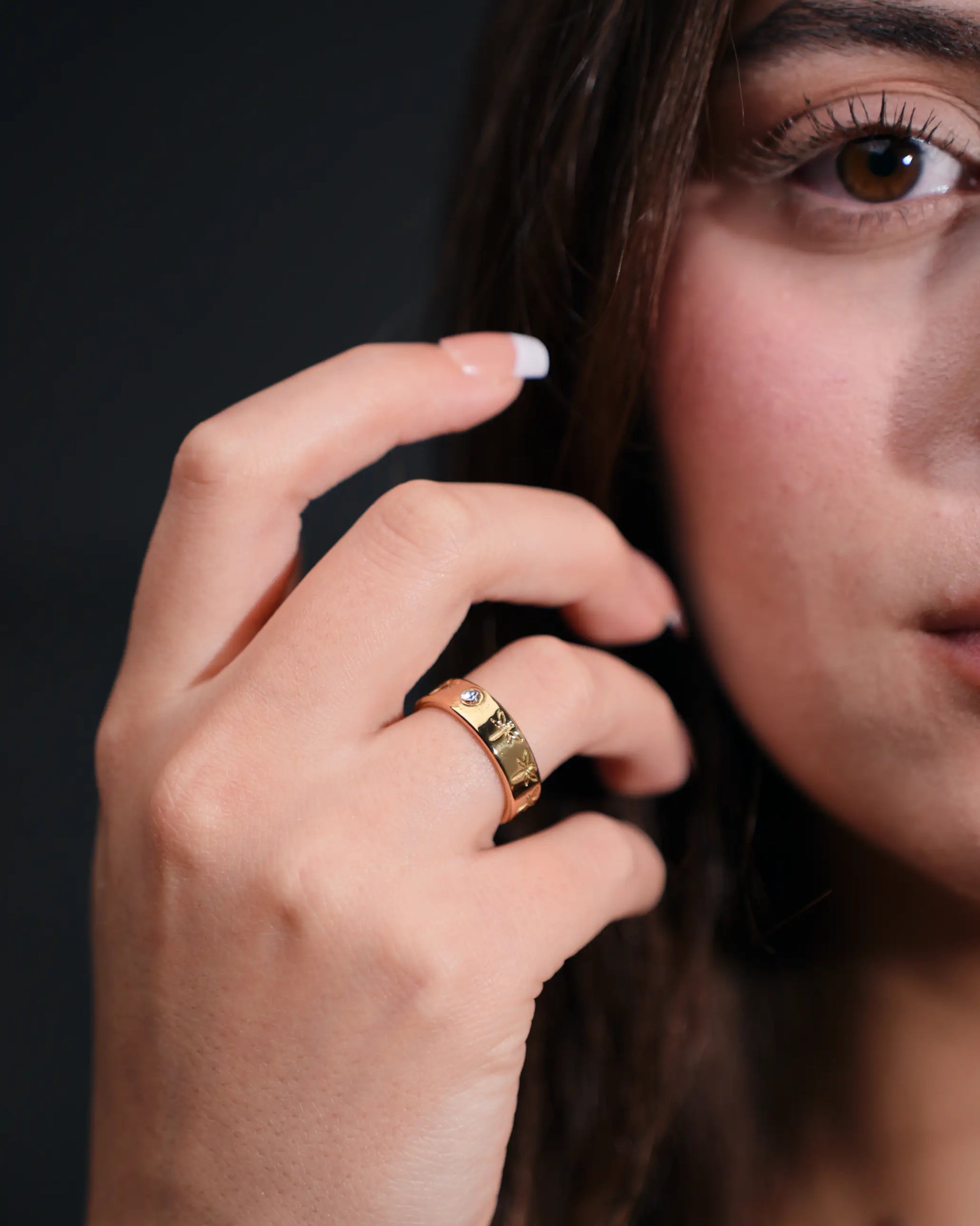 Libelle Ring Dragonfly Design Symbolic Jewelry For Women Transformation
