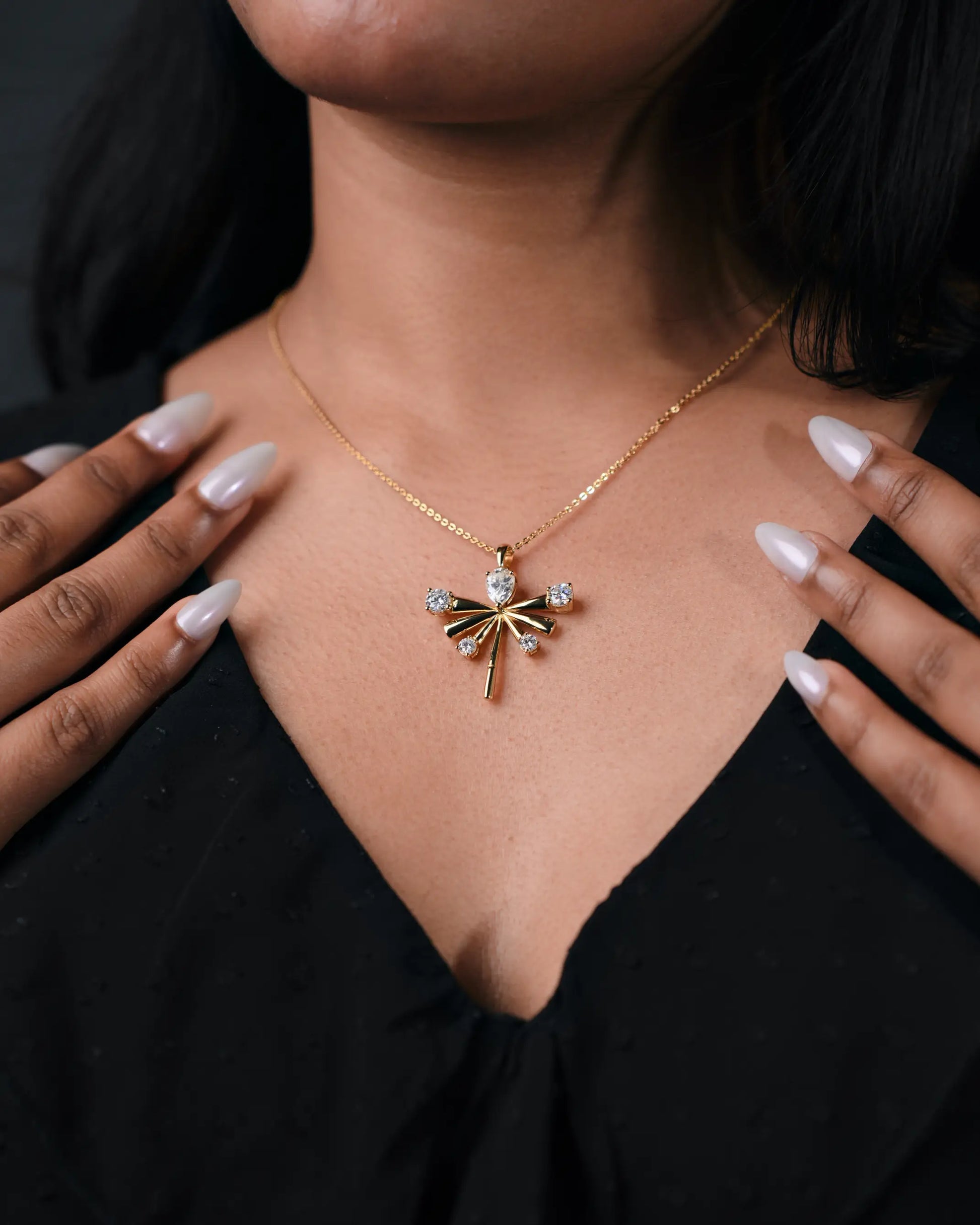 Lumiere Pendant Close Detail Jewelry That Represents Transformation

