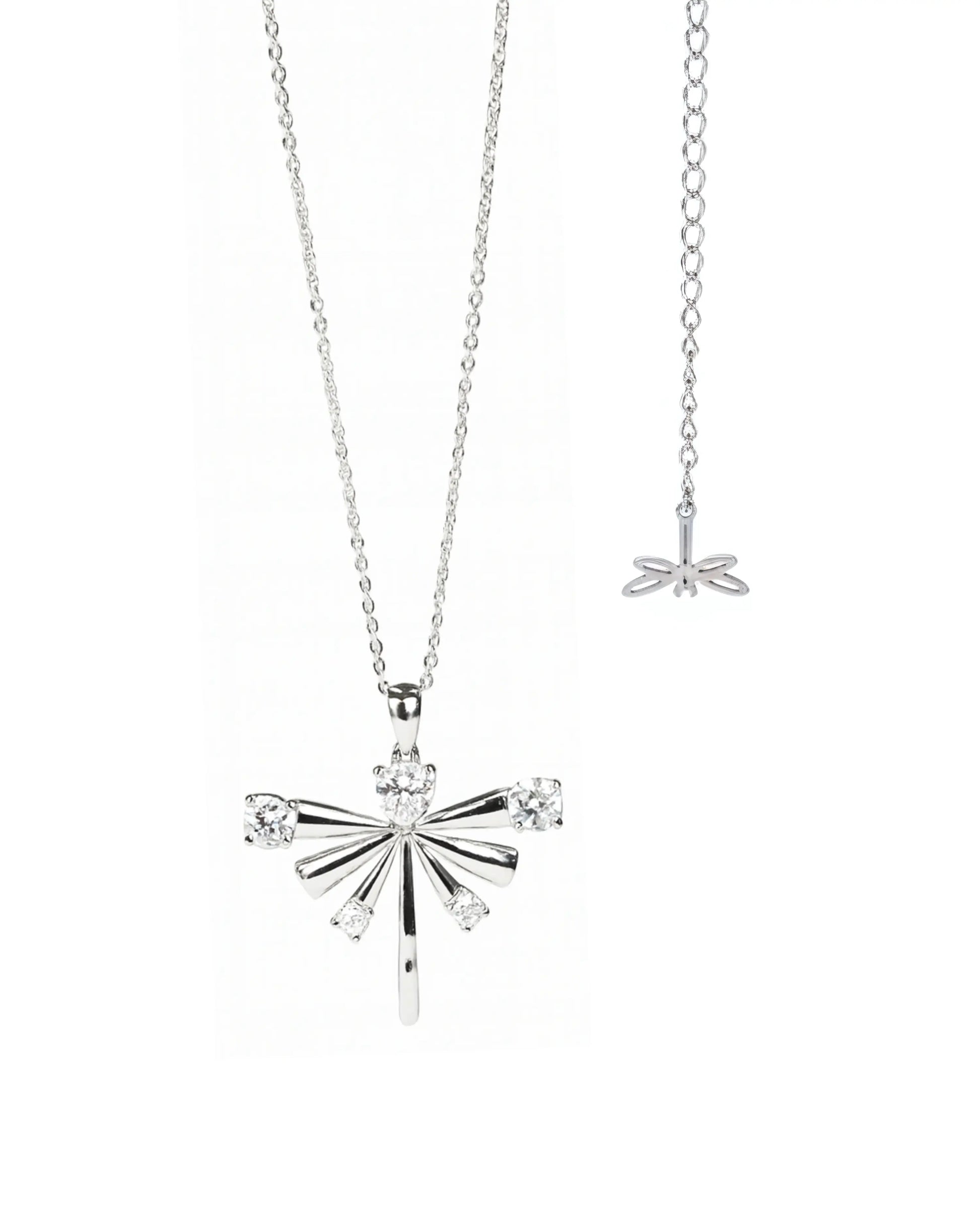 Lumiere Necklace Worn On Neck Minimal Luxury Jewelry For Daily Wear
