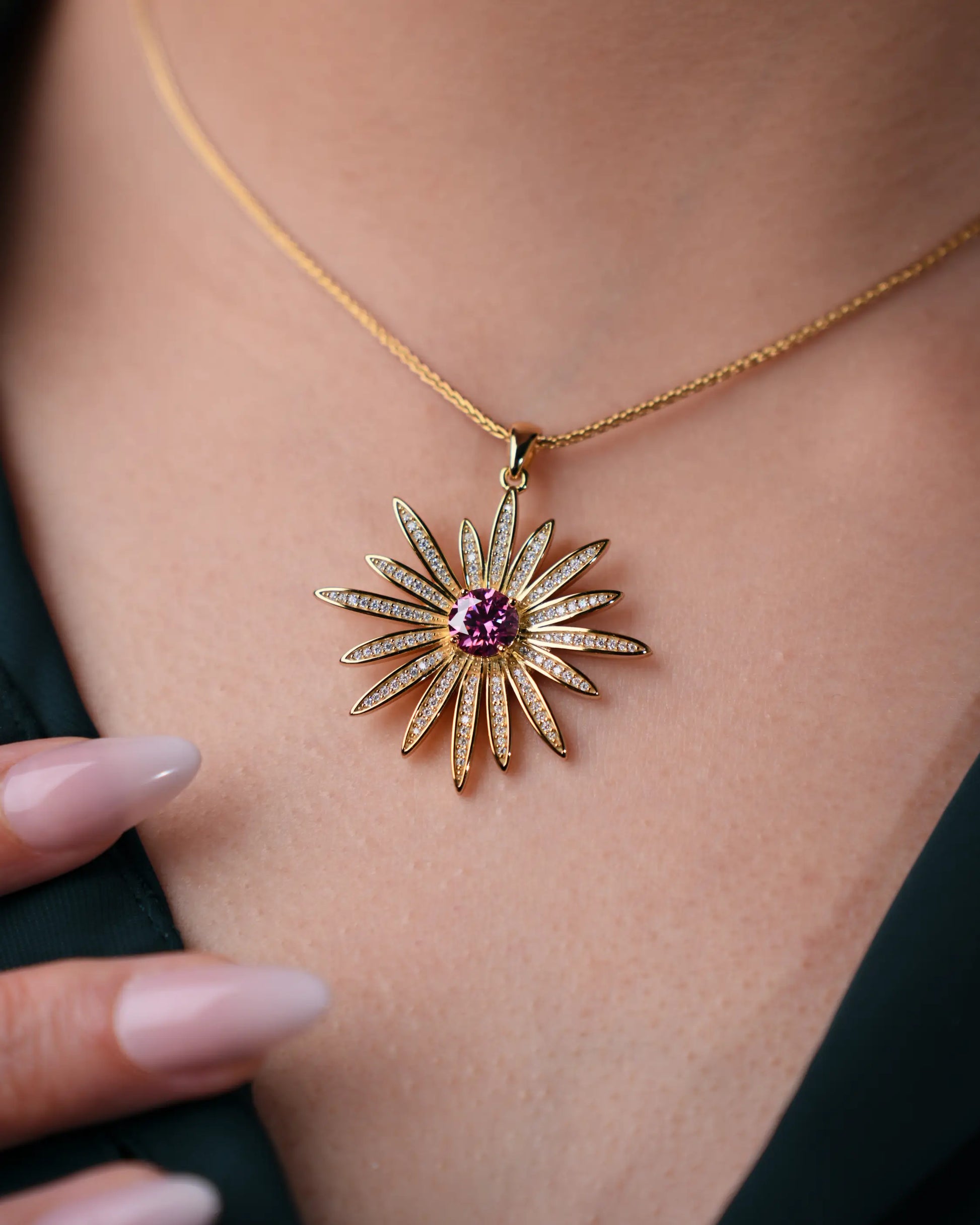 Serenya Pendant Close Detail View
