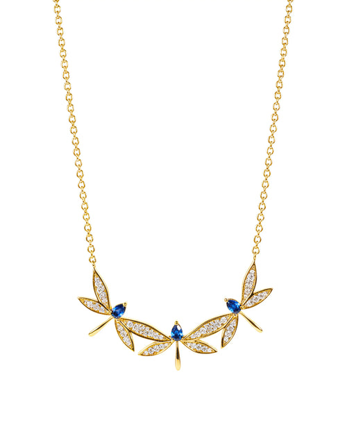 The Twin Necklace Gold Plated 925 Silver Luxury Jewelry For Women
