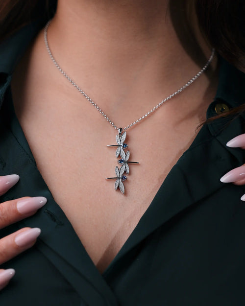 The Twin Necklace On Neck Elegant Styling Minimal Luxury Jewelry Europe
