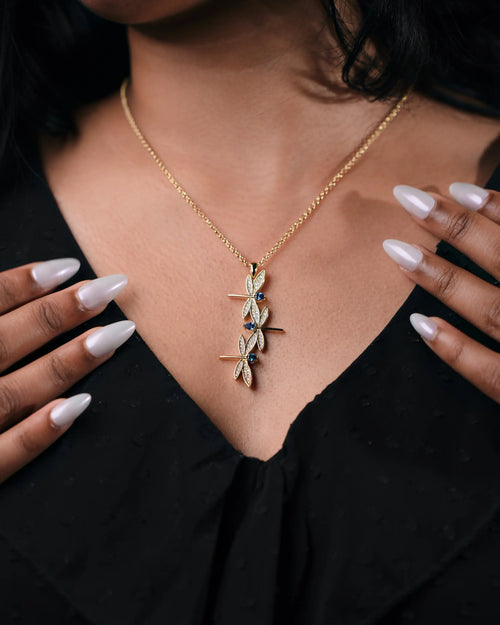 The Twin Pendant Detail Symbolic Jewelry For Women Representing Unity And Strength

